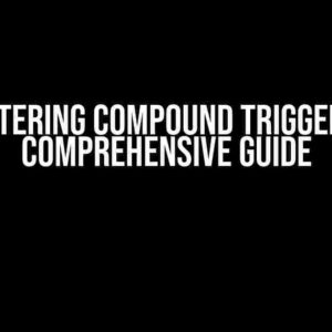 Mastering Compound Triggers: A Comprehensive Guide