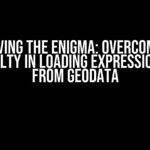 Solving the Enigma: Overcoming Difficulty in Loading Expression Data from GeoData