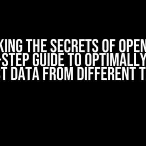 Unlocking the Secrets of OpenMRS: A Step-by-Step Guide to Optimally Reading Latest Data from Different Tables