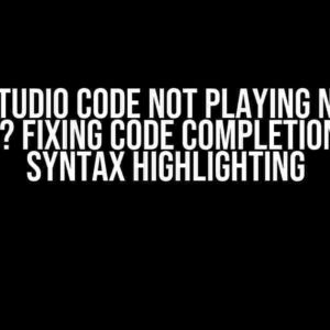 Visual Studio Code Not Playing Nice with Keras? Fixing Code Completions and Syntax Highlighting